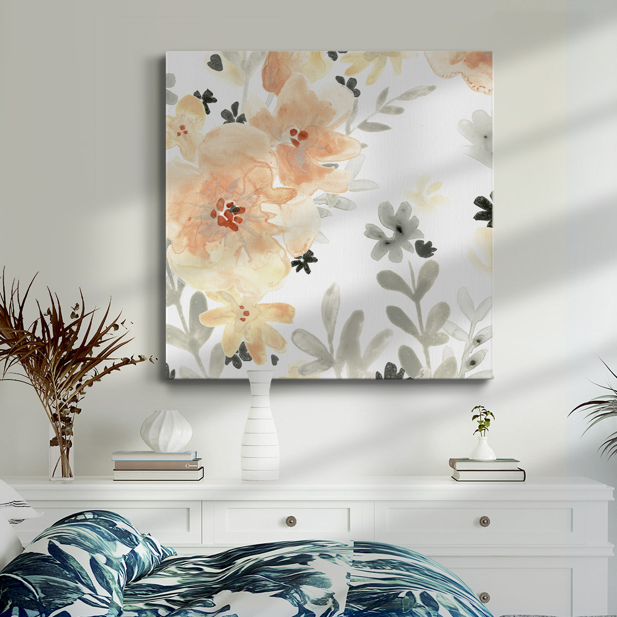 Blush Garden I - Canvas Art Print