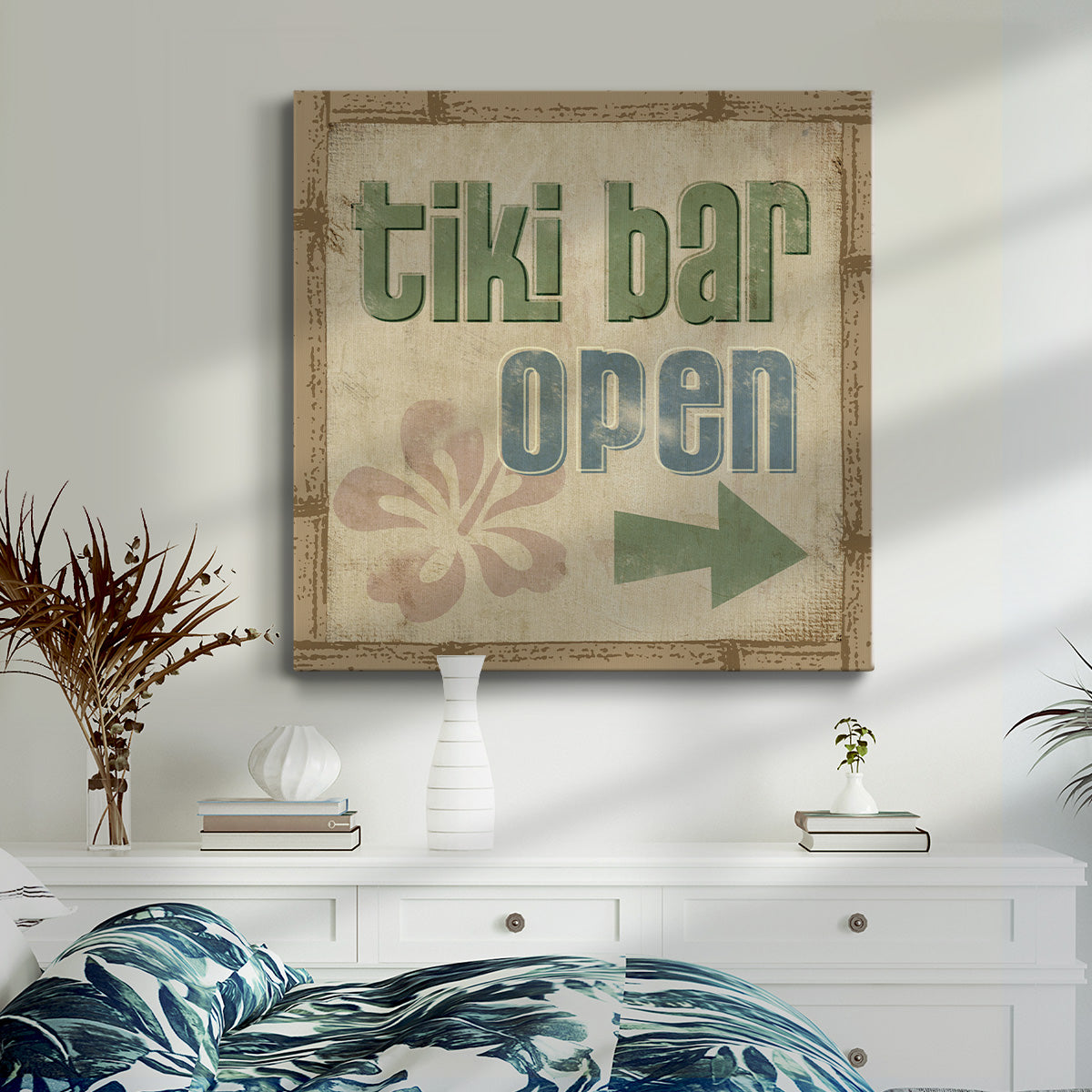 Beach Sign VI - Canvas Art Print