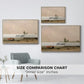The Stranded Boat, 1863 - Floater Framed Canvas Print