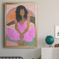 Curly Lady IV - Modern Framed Canvas Print