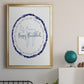 Hanukkah Go Round - Modern Framed Canvas Print