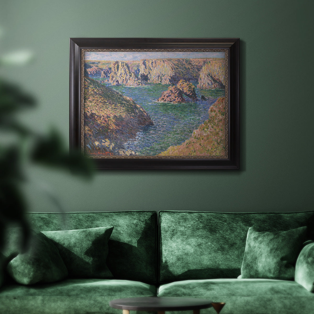 Port-Domois, Belle-Isle - Ornate Framed Canvas Print