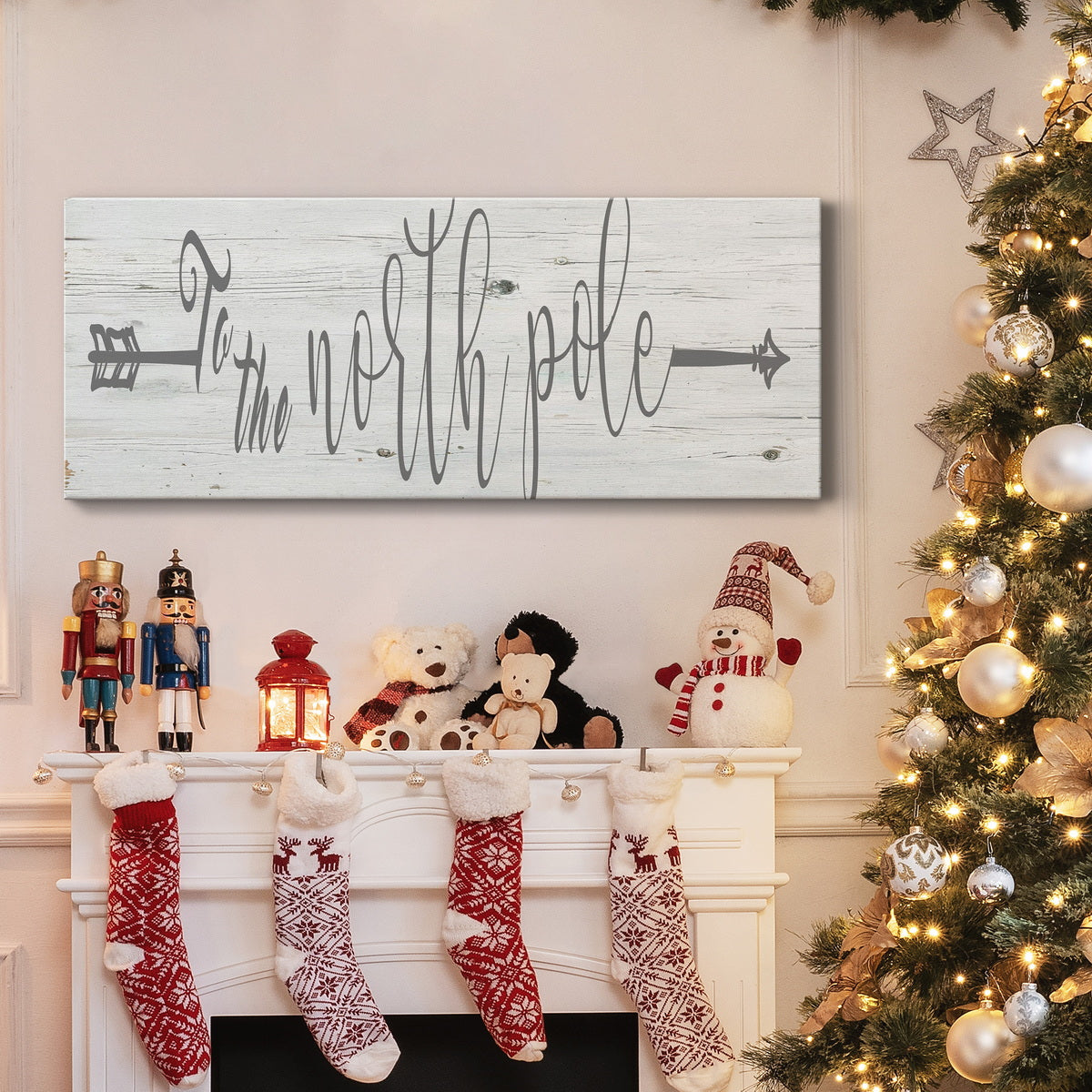 To The North Pole Premium Gallery Wrapped Canvas - Ready to Hang