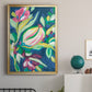 Blue Tropics III - Modern Framed Canvas Print