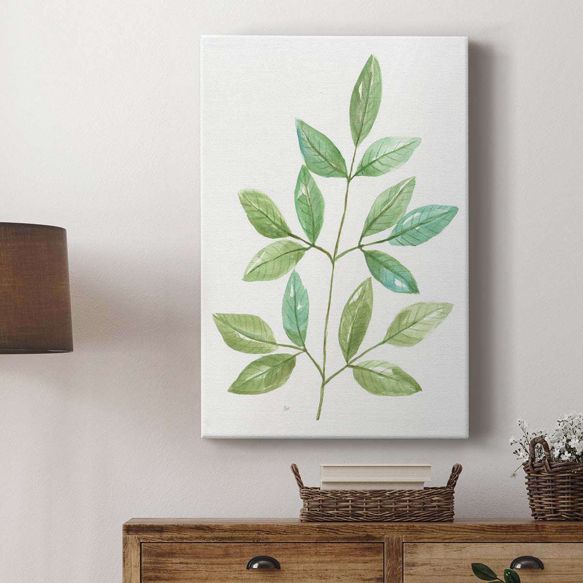 Spring Greens III Premium Gallery Wrapped Canvas - Ready to Hang