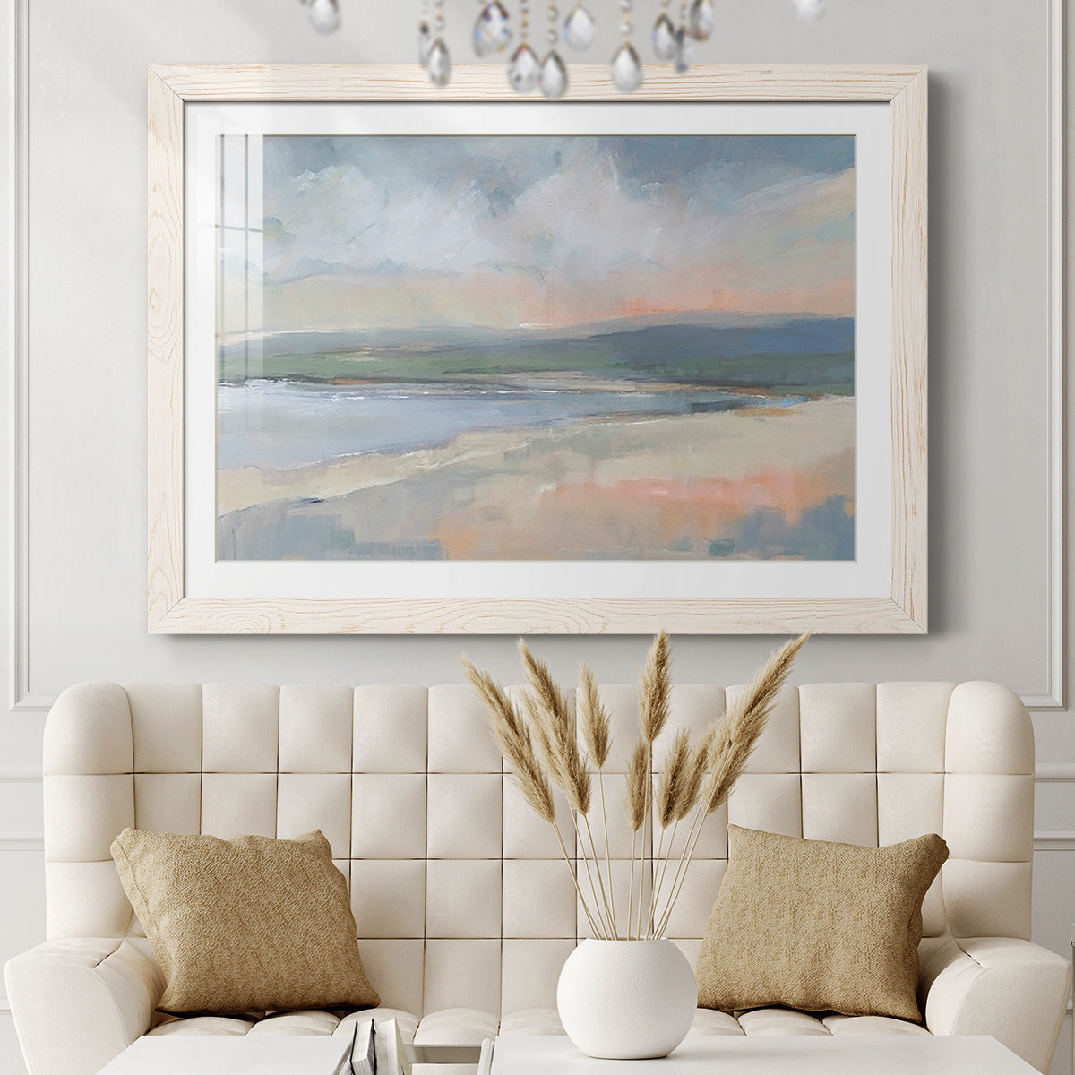 Coastal Study I - Barnwood Framed Art Print