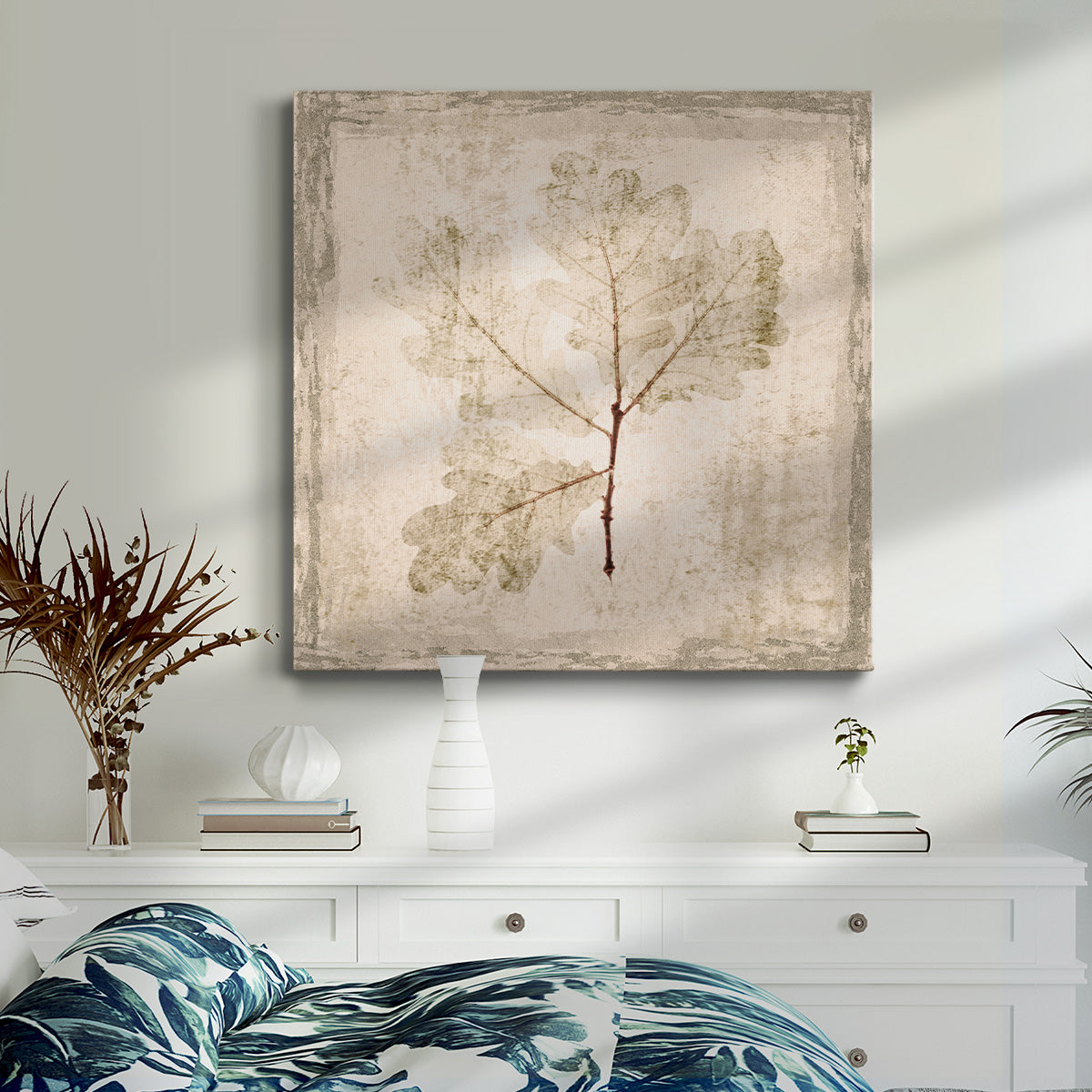Stone Leaf III - Canvas Art Print