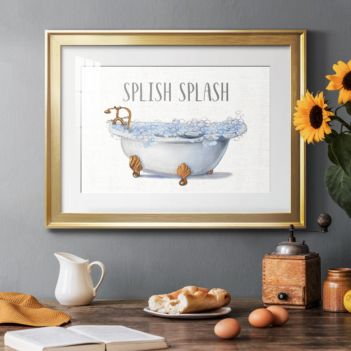 Splish Splash Premium Framed Print - Ready to Hang