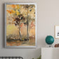 Fall Foliage Watercolor II - Modern Framed Canvas Print