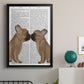 French Kiss Close Up - Modern Framed Canvas Print