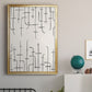 Vertical Arrangement I - Modern Framed Canvas Print