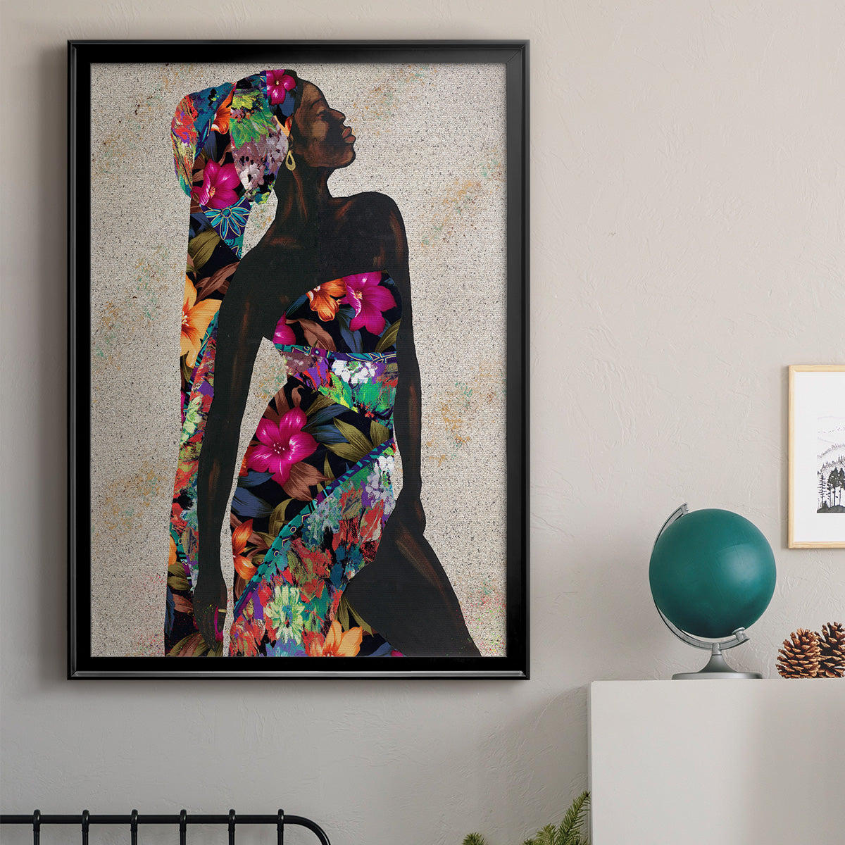 Woman Strong I - Modern Framed Canvas Print