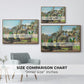 Landscape near Nice, c. 1918 - Floater Framed Canvas Print