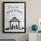 The Savior is Born - Modern Framed Canvas Print