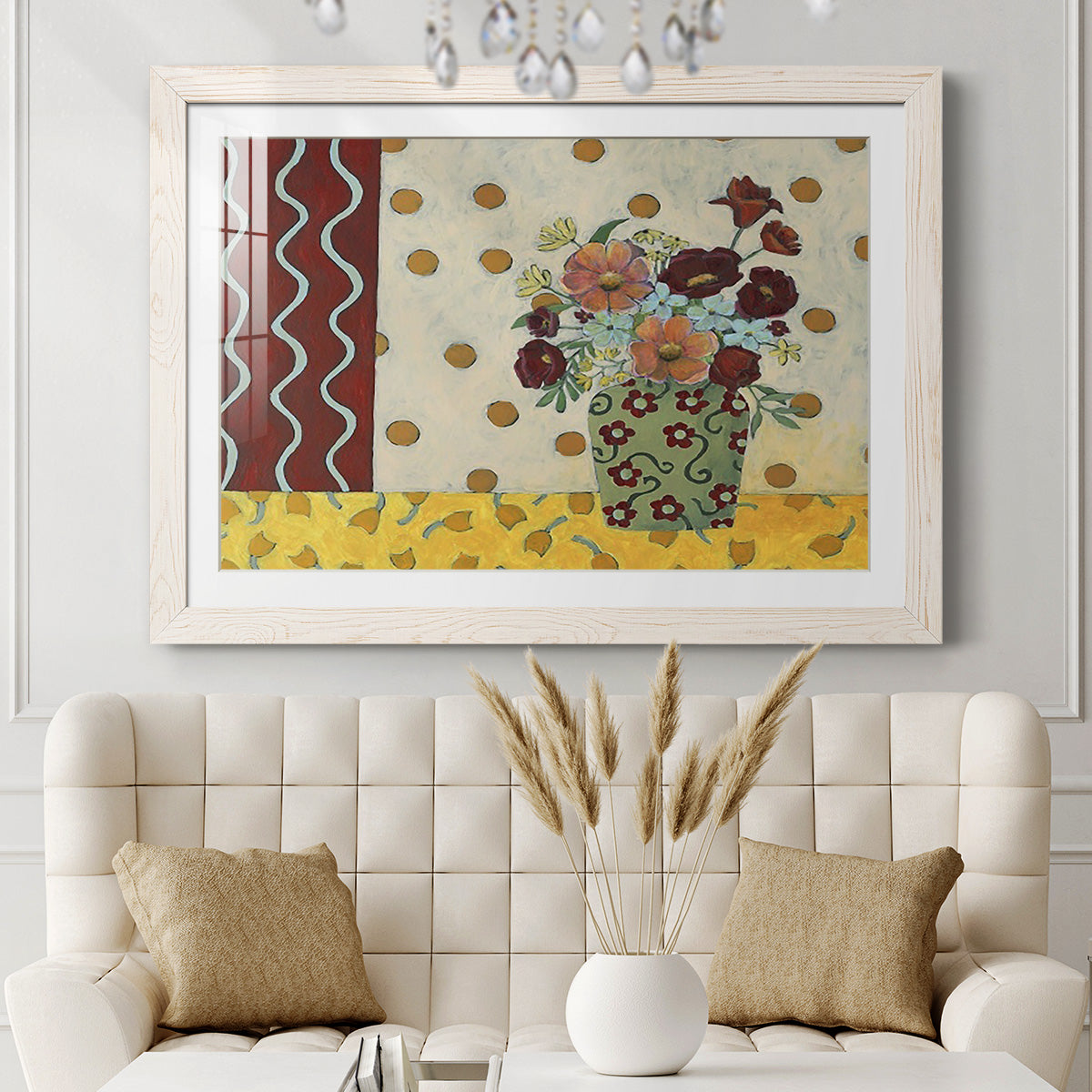 Flowerscape II-Premium Framed Print - Ready to Hang