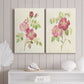 Dusty Rose I Premium Gallery Wrapped Canvas - Ready to Hang - Set of 2 - 8 x 12 Each