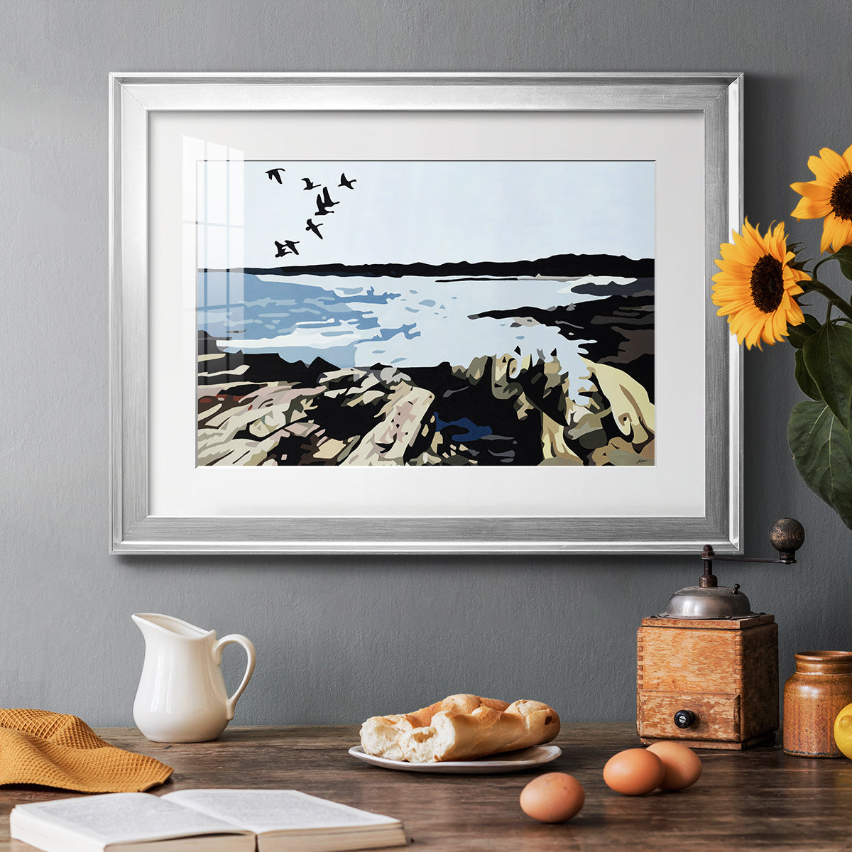Maine Event - Modern Framed Art Print