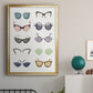 Vintage Glasses I - Modern Framed Canvas Print