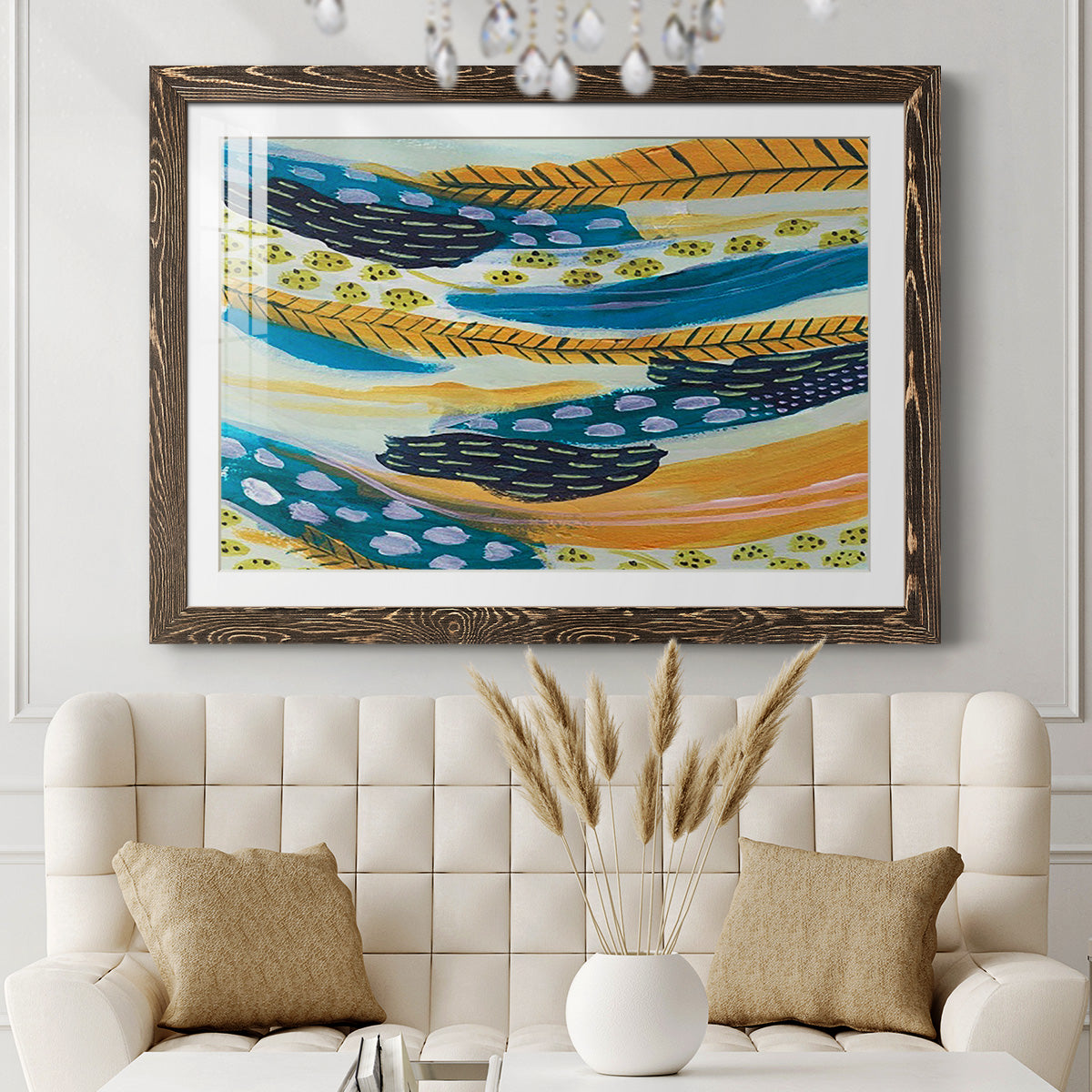 Feathery III-Premium Framed Print - Ready to Hang