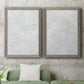 Sandstone Grooves I - Premium Framed Canvas 2 Piece Set - Ready to Hang