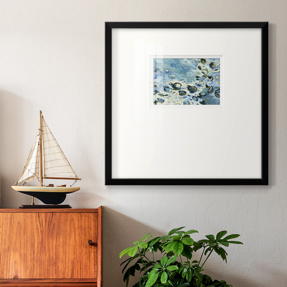 Washed Ashore- Premium Framed Print Double Matboard