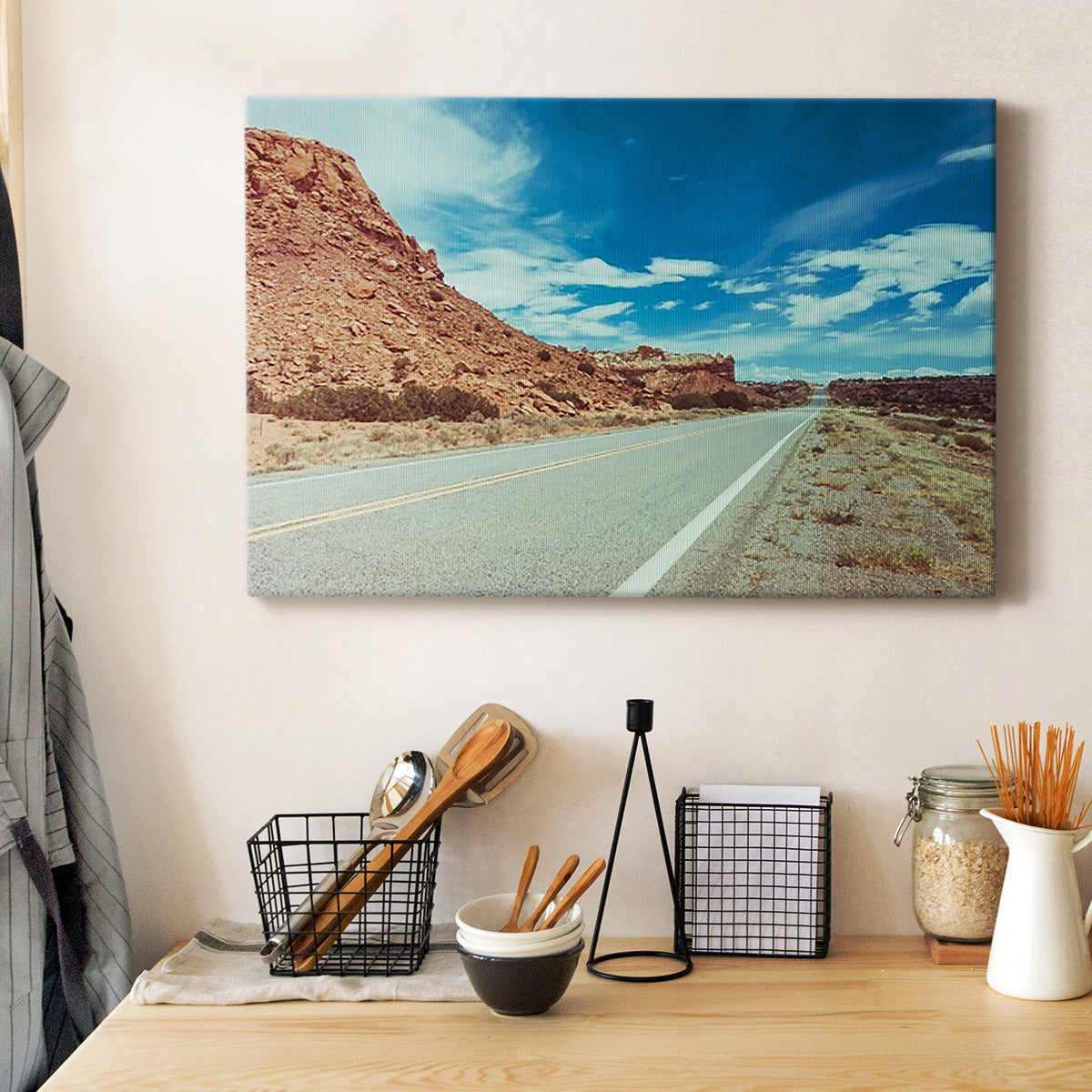 New Mexico Drive II Premium Gallery Wrapped Canvas - Ready to Hang