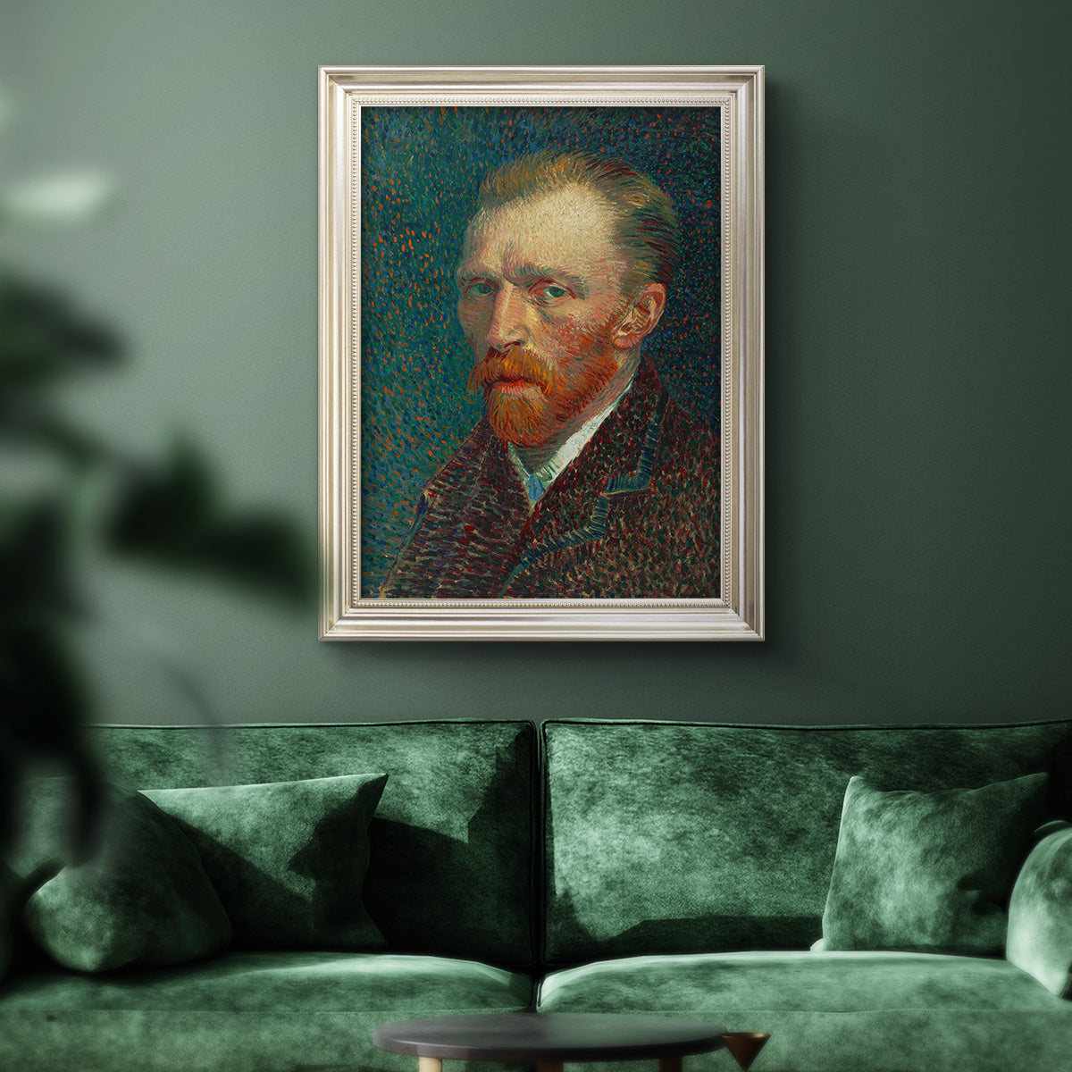 Self-Portrait, 1887 - Ornate Framed Canvas Print