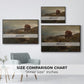 A Fisherman's Home, Lillesand, 1858 - Floater Framed Canvas Print