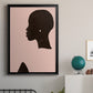 Pink Silhouette I - Modern Framed Canvas Print
