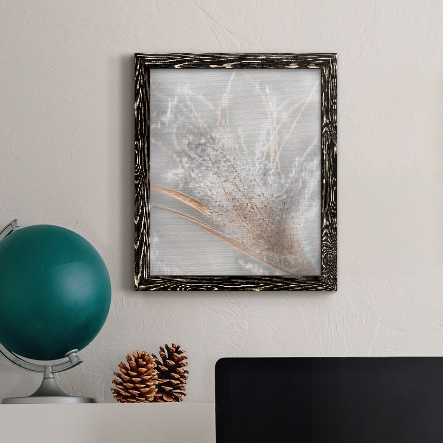 Summer Wisps II - Premium Canvas Framed in Barnwood - Ready to Hang