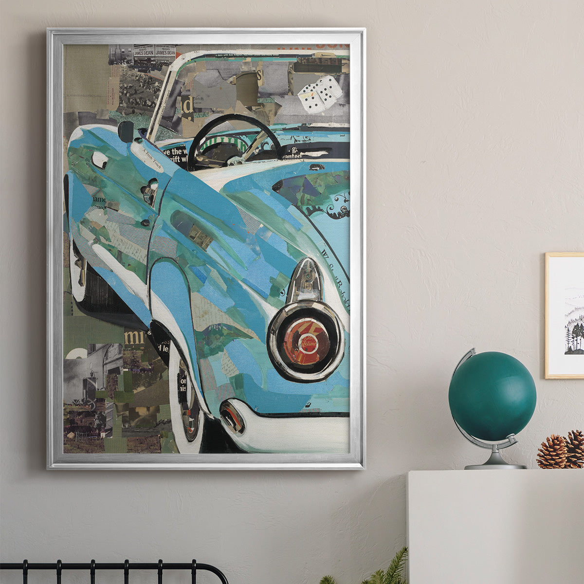 Thunderbird - Modern Framed Canvas Print