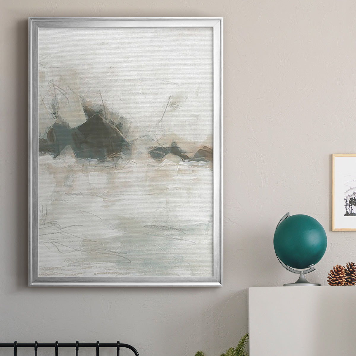 Horizon Break I - Modern Framed Canvas Print