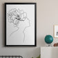 Fashion Floral Sketch I - Modern Framed Canvas Print