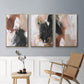 Unbleached Neutrals I - Framed Premium Gallery Wrapped Canvas L Frame 3 Piece Set - Ready to Hang