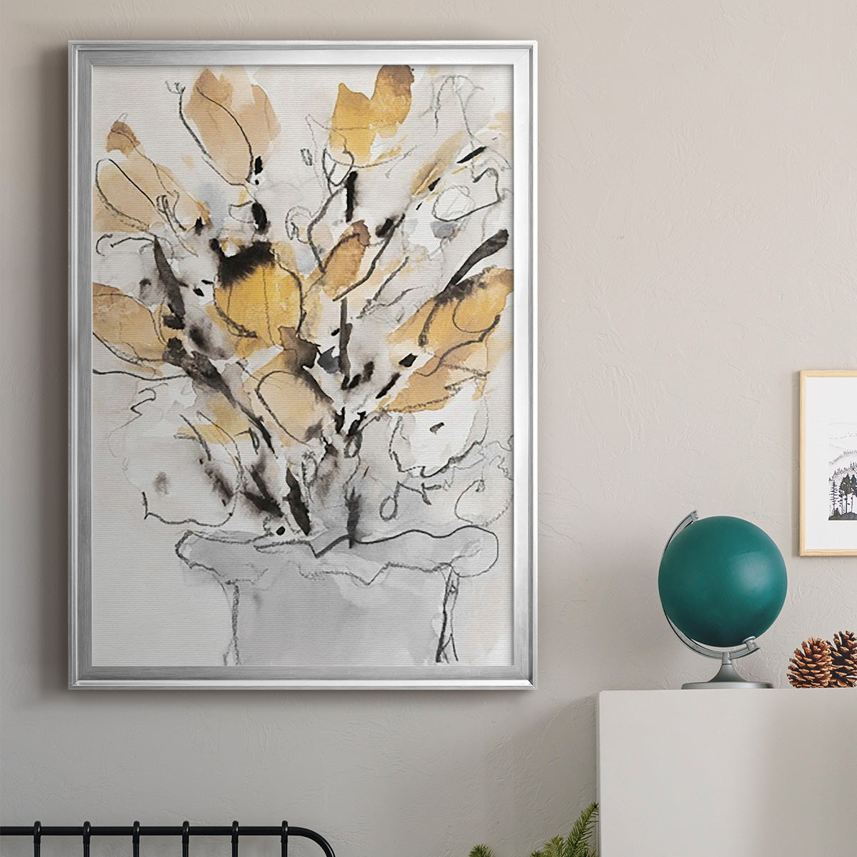 Seasonal Gatherings II - Modern Framed Canvas Print