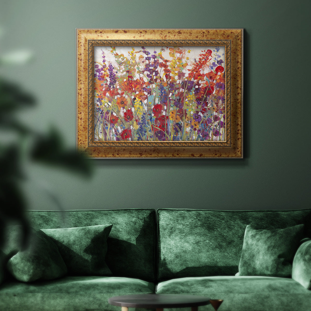 Variety of Flowers II Premium Framed Canvas- Ready to Hang