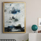Black & Blue - Modern Framed Canvas Print
