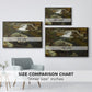 By the Mill Pond (En Mølledam), 1850 - Floater Framed Canvas Print