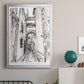 Europe Street Sketches II - Modern Framed Canvas Print