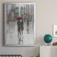 Rain in The City I - Modern Framed Canvas Print