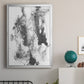 Graphite Abstract III - Modern Framed Canvas Print