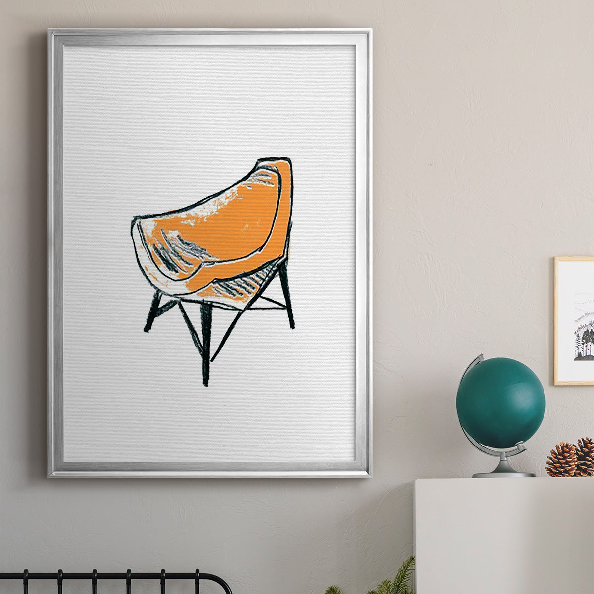 Take a Seat XII - Modern Framed Canvas Print