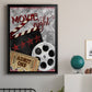 Movie Night II - Modern Framed Canvas Print