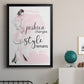 Fashion Changes Style Remains - Modern Framed Canvas Print