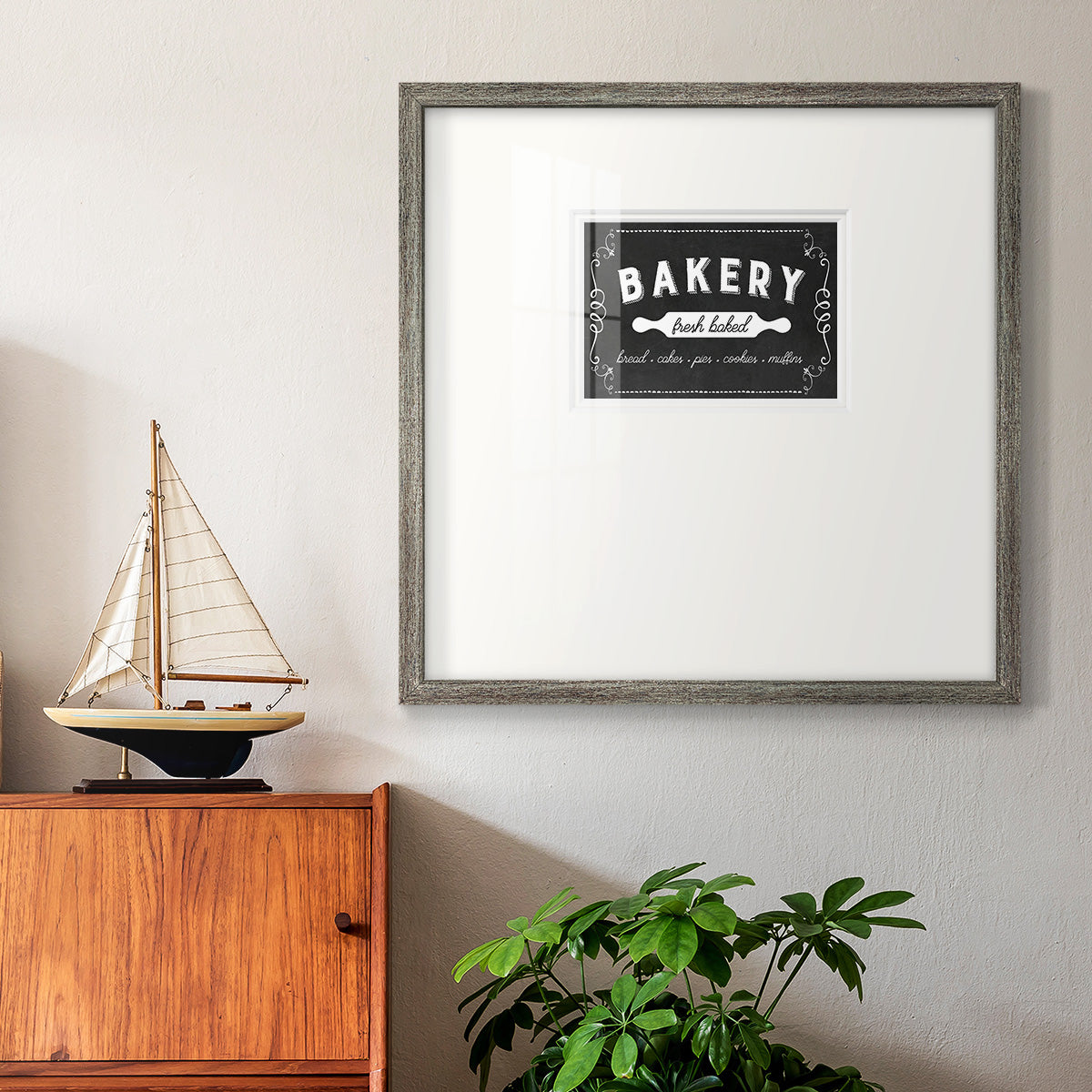 Bakery Premium Framed Print Double Matboard