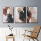 Unbleached Neutrals I - Framed Premium Gallery Wrapped Canvas L Frame 3 Piece Set - Ready to Hang