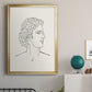 Greek Busts I - Modern Framed Canvas Print