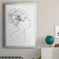 Fashion Floral Sketch I - Modern Framed Canvas Print