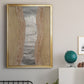 Silver Lake II - Modern Framed Canvas Print