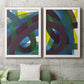 Cool Network I - Premium Framed Canvas 2 Piece Set - Ready to Hang